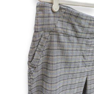 SoHo Apparel Ltd Plaid Stretch Pants Trousers Elastic Waist XL